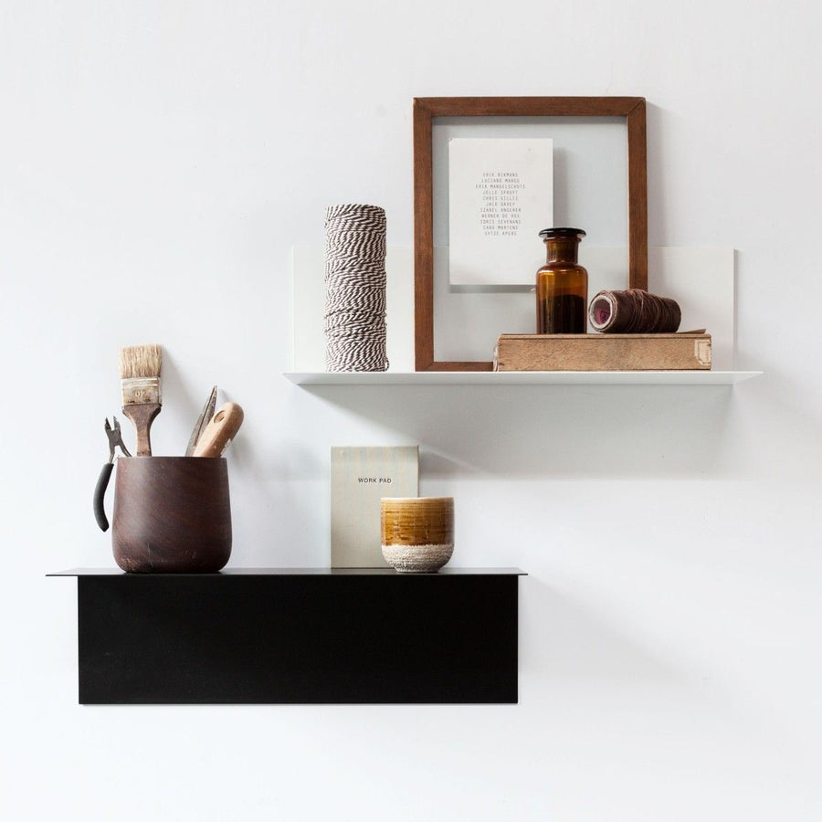 Magnetic sturdy shelf – black