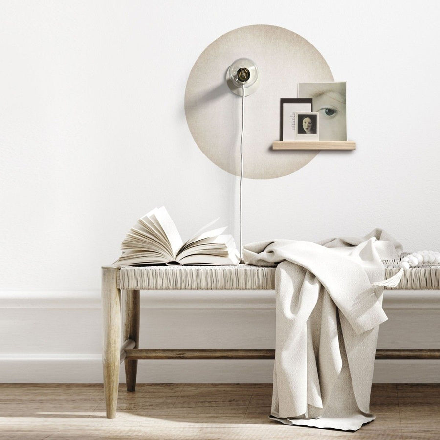 Magnetic sticker -  natural silk