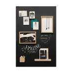 Magneetsticker rechthoek zwart 62x90