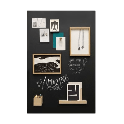 Chalkboard magnetic sticker - rectangle - 62x90