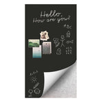 Magneetsticker rechthoek zwart 62x126