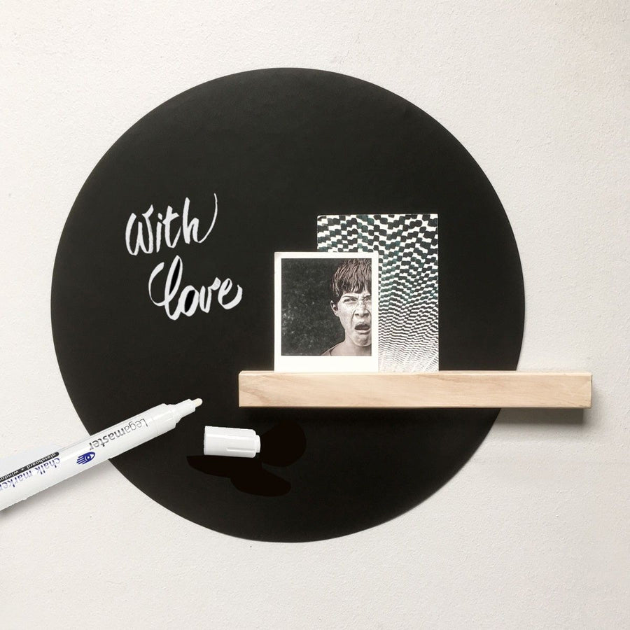 Chalkboard magnetic  sticker  3 circles