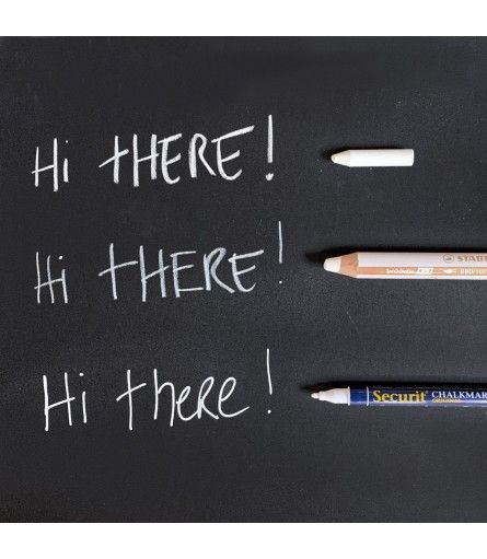 Magnetic wallpaper circle - chalkboard