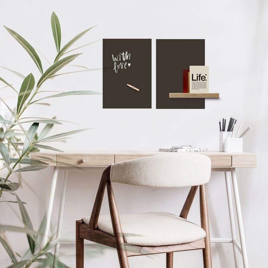 Chalkboard magnetic sticker  / rectangle - A3 / 2x sheets