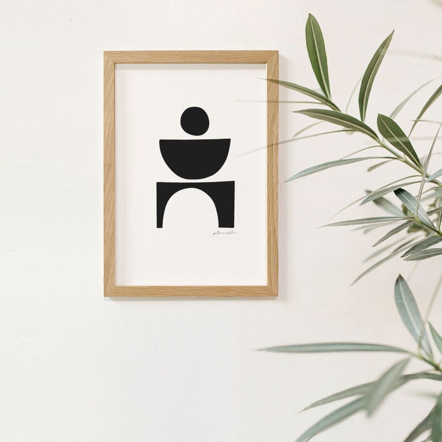 Magnetic wooden frame A4