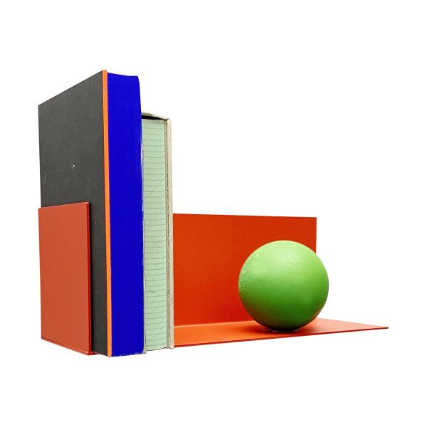 Metal magnetic shelf - red - Medium