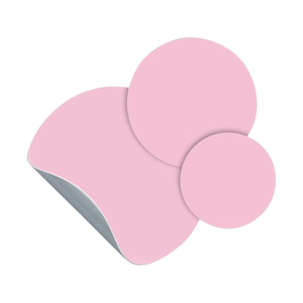 Magnetic sticker - 3 circles / pink