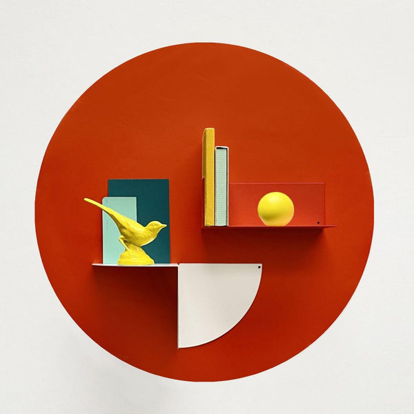 Magnetic sticker / red