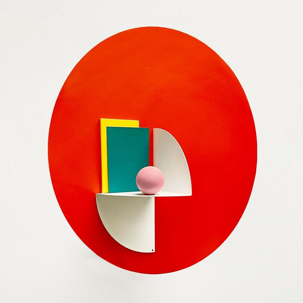 Magnetic sticker / red