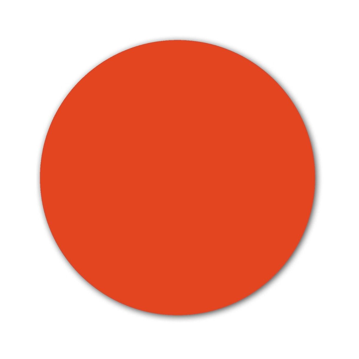 Magnetic sticker / red