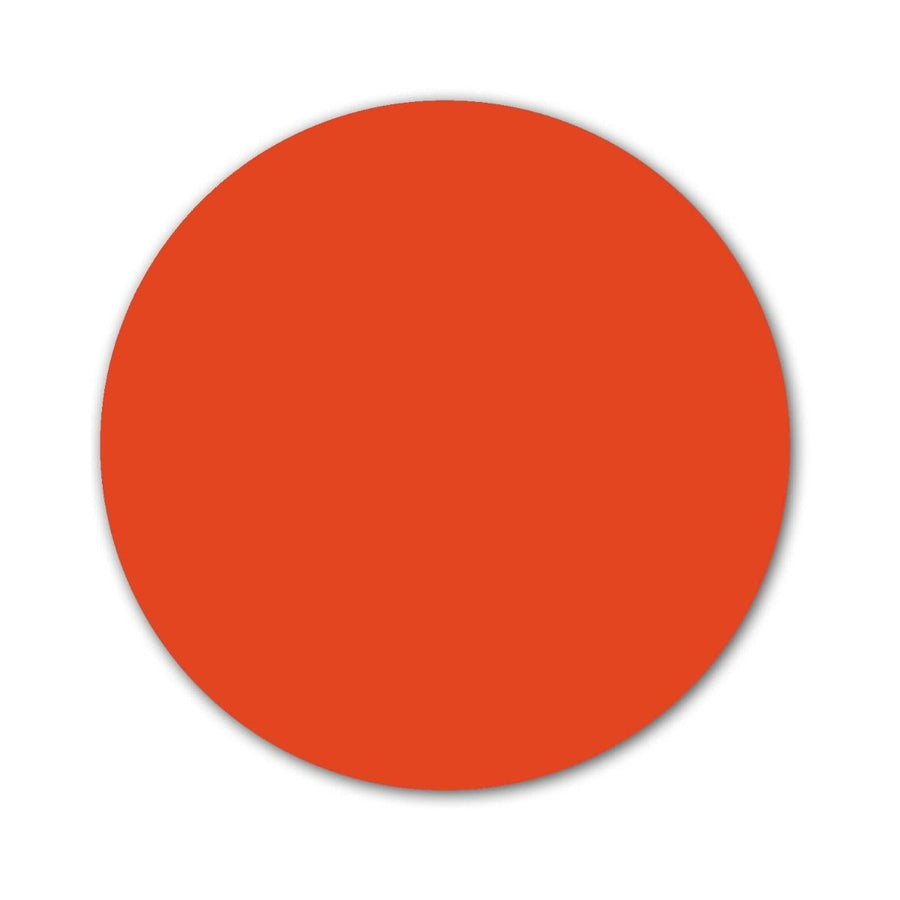 Magnetic sticker / red