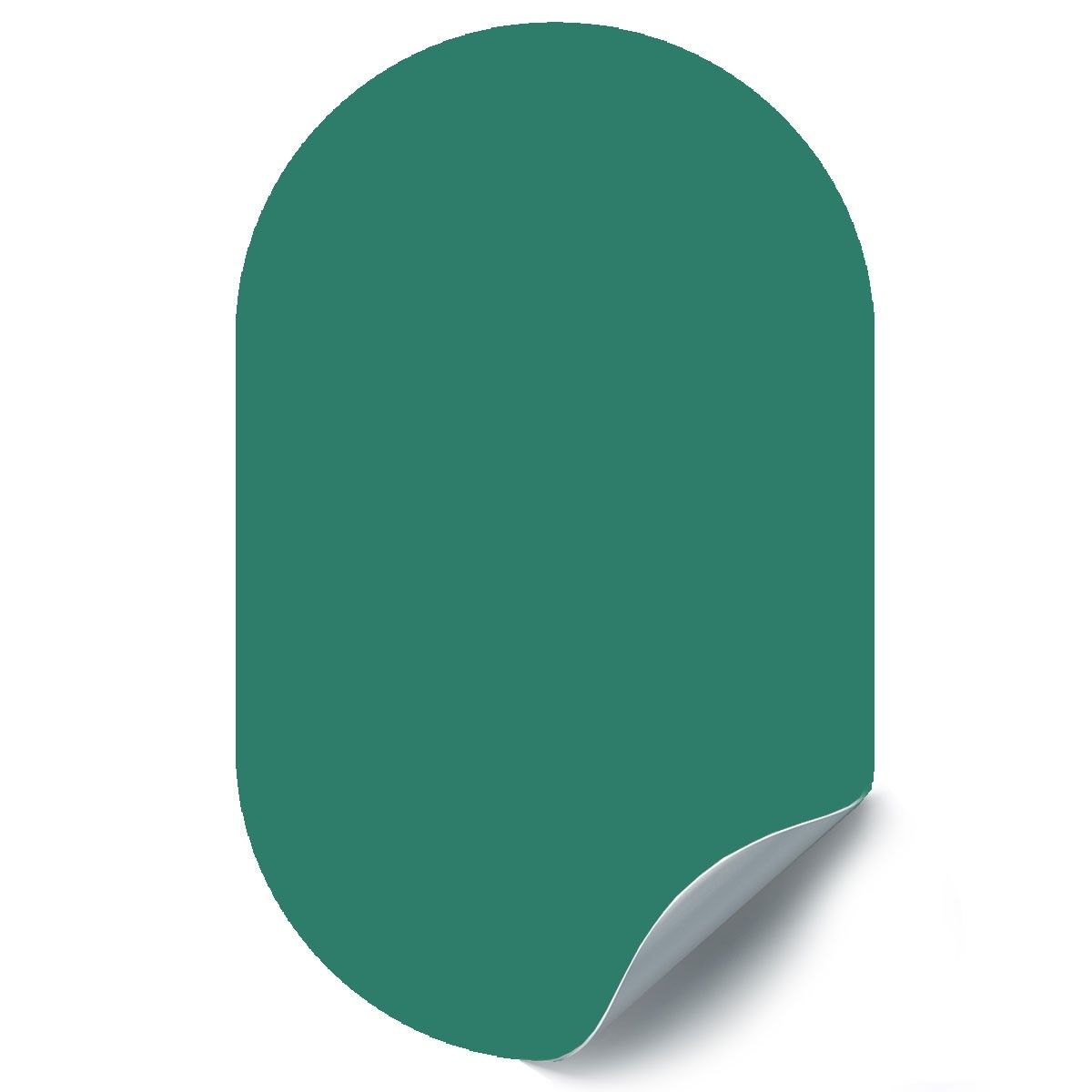 Magnetic sticker / forest green