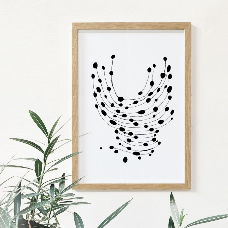 Magnetic wooden frame A3