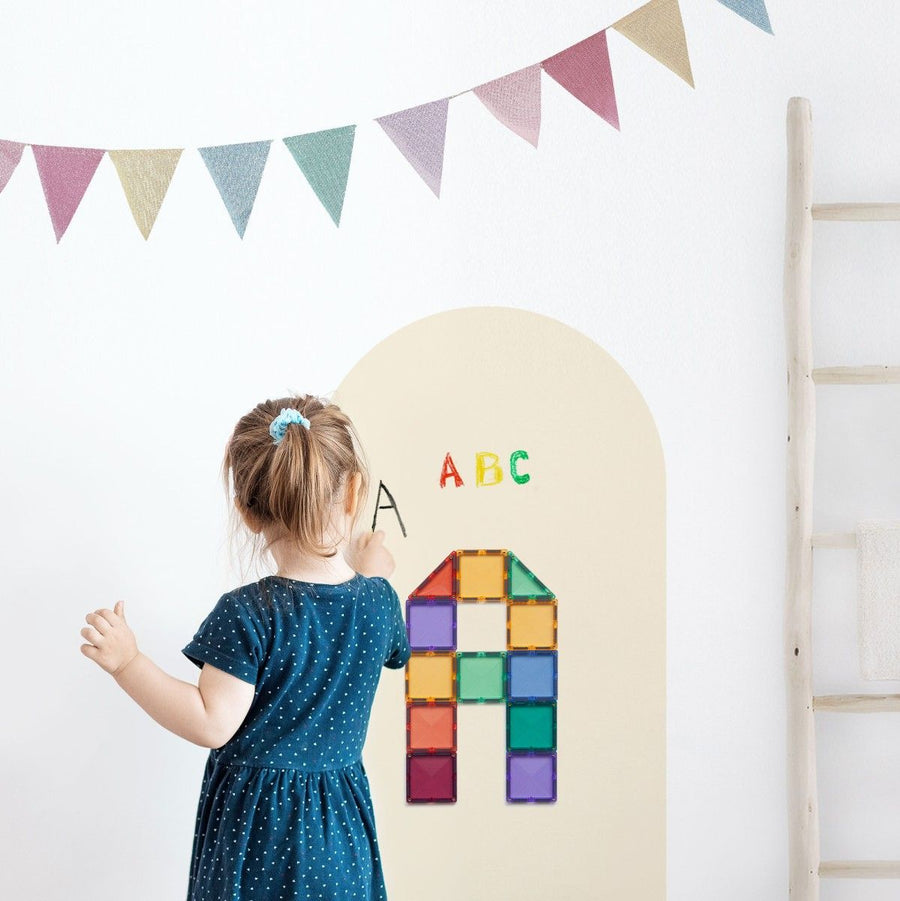 Chalkboard magnetic sticker / arcade 58x100cm/sand