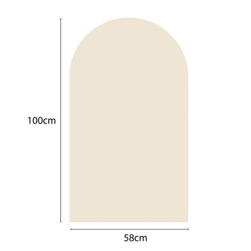 Chalkboard magnetic sticker / arcade 58x100cm/sand