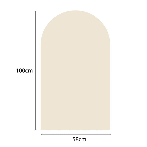 Chalkboard magnetic sticker / arcade 58x100cm/sand