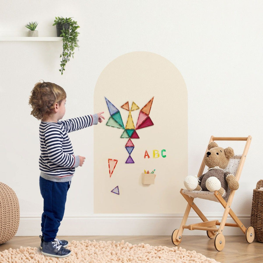 Chalkboard magnetic sticker / arcade 58x100cm/sand