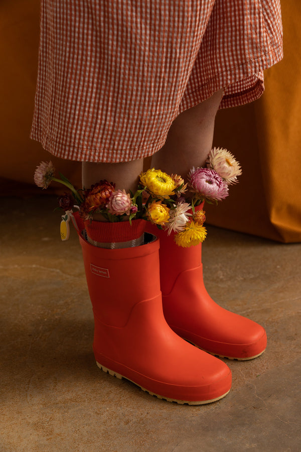 Regenlaars Farmhouse ladybird red