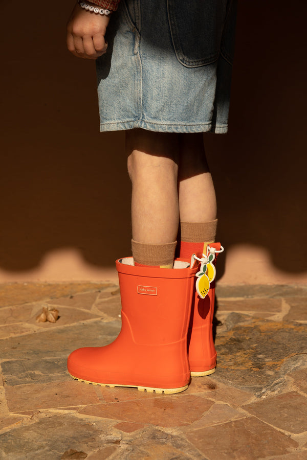 Regenlaars Farmhouse ladybird red