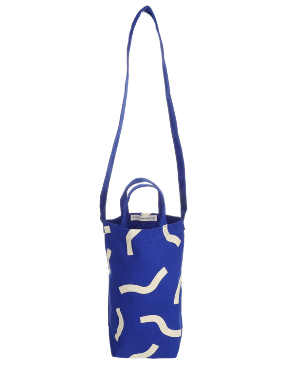 Luxury cotton bag- Noortje de Keijzer - Cobalt - 28x12x34+2,5 cm