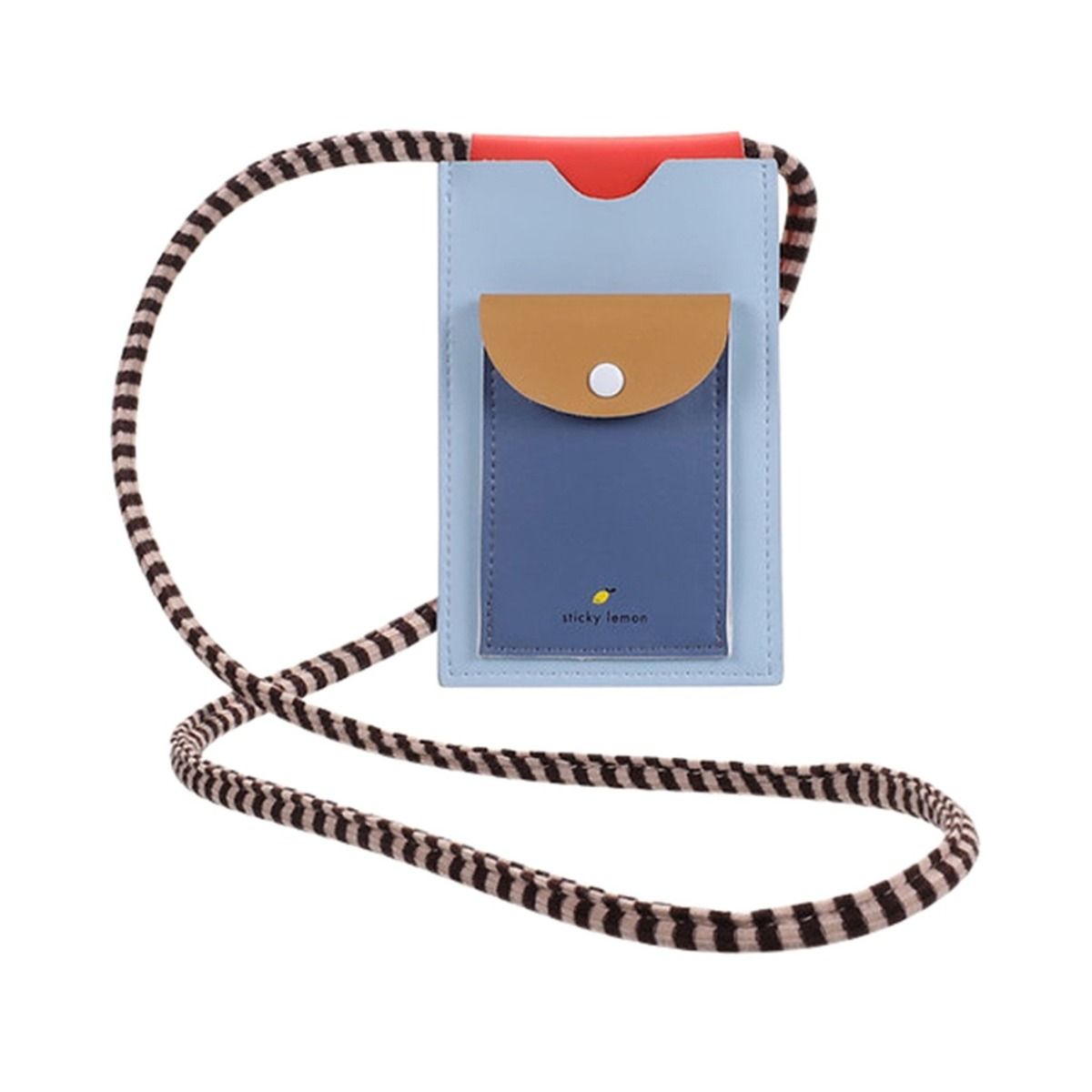 Sticky Lemon phone pouch | wonders | zissou blue + blue whale