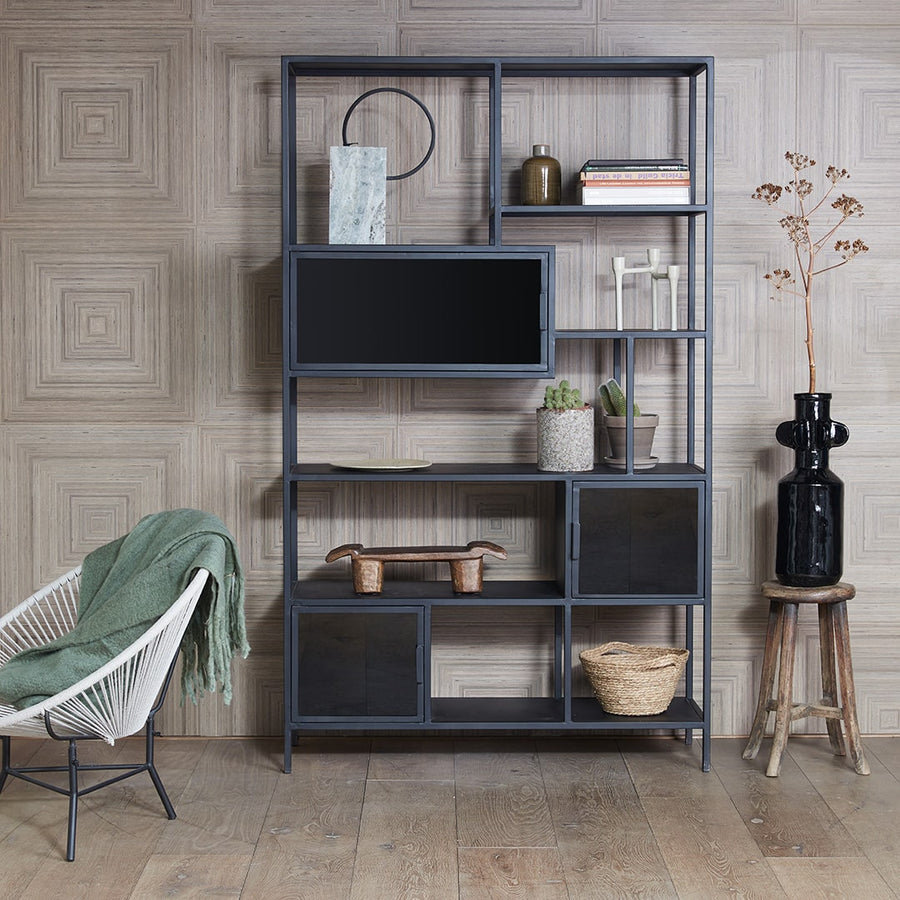 Wandkast Vermont zwart