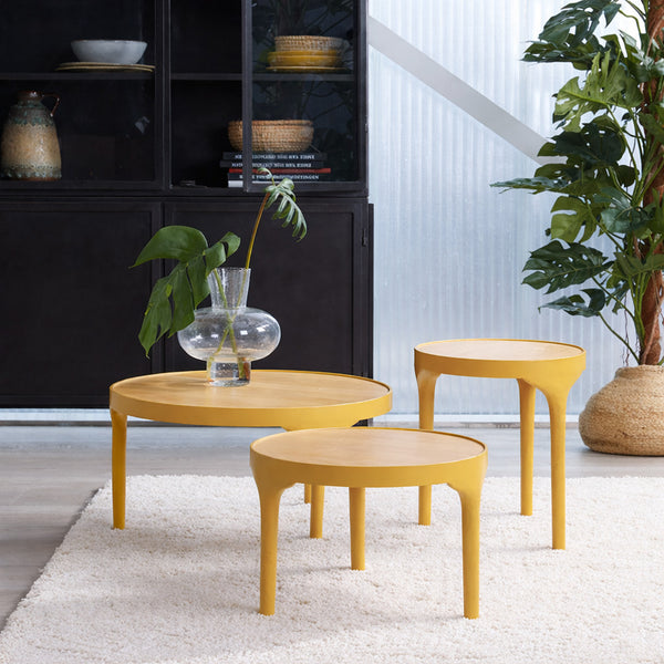 Salontafel Iowa M mosterd