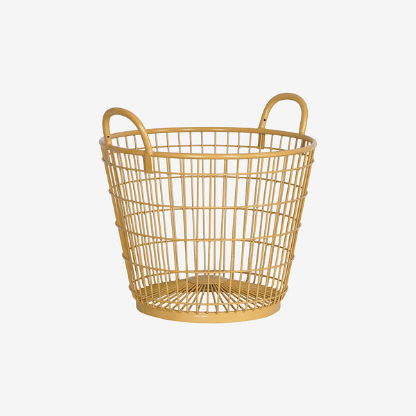 Draadmand Wire mosterd