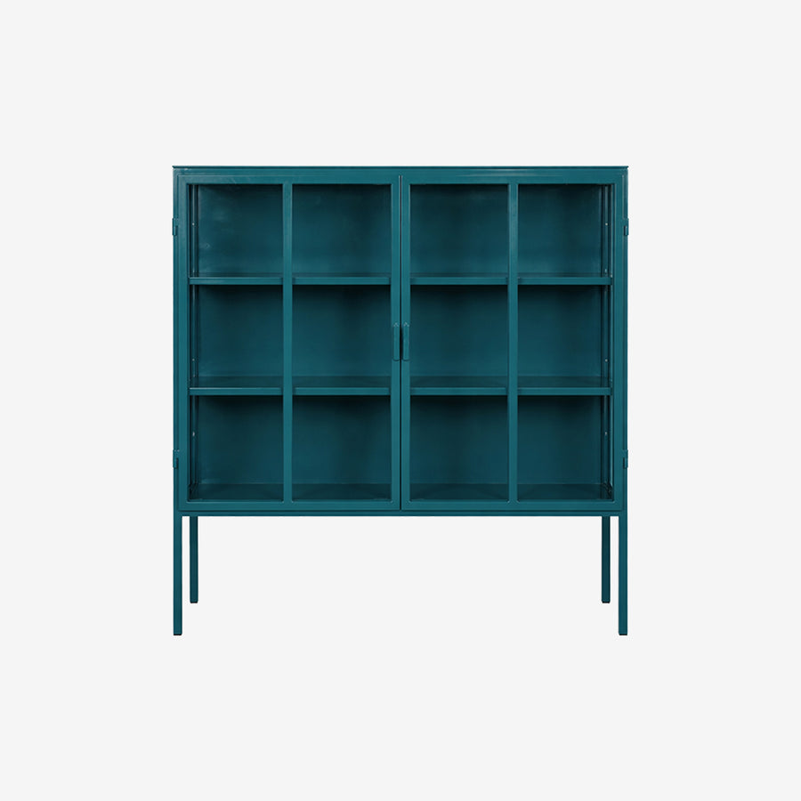 Vitrinekast Kentucky diepblauw