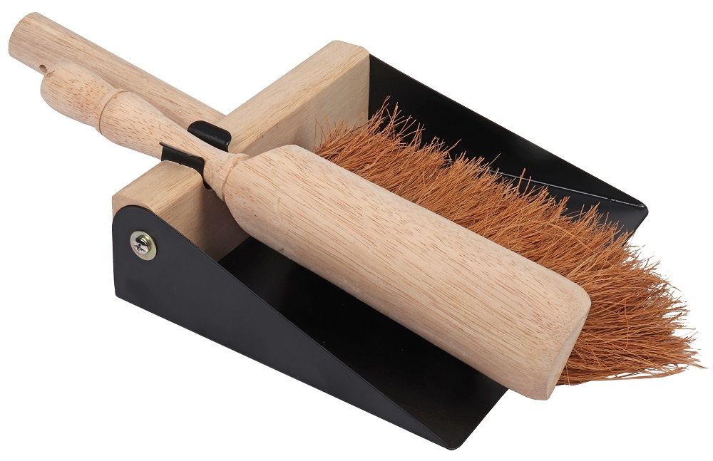 Stoffer en blik Excellent Hout & Metaal - Kliksysteem