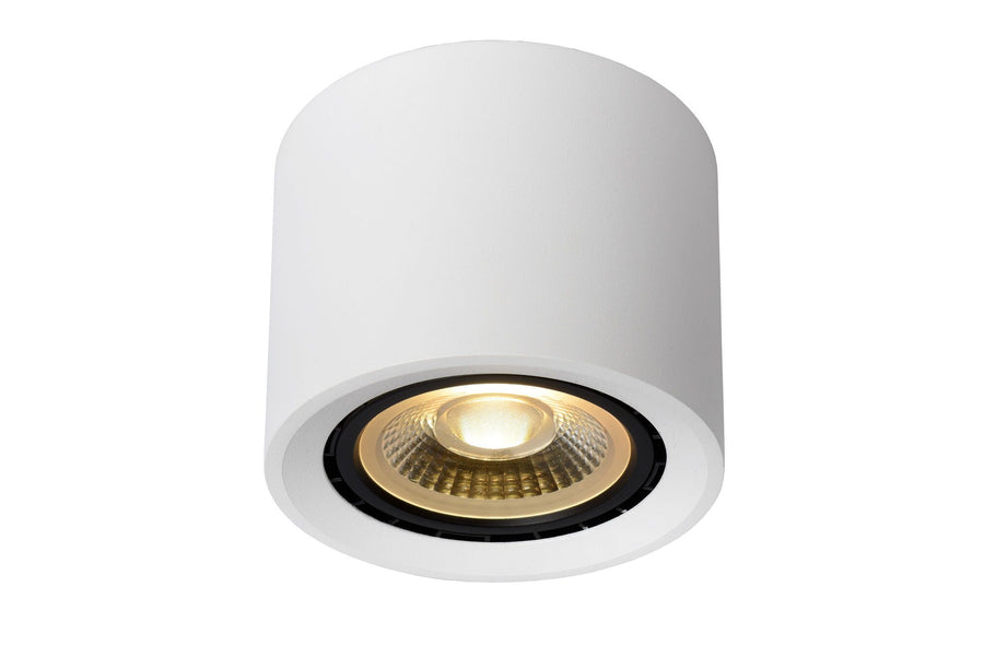 Plafondspot Ø 12 cm LED Dim to warm GU10 1x12W 2200K/3000K Wit