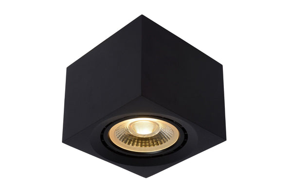 Plafondspot LED Dim to warm GU10 1x12W 2200K/3000K Zwart