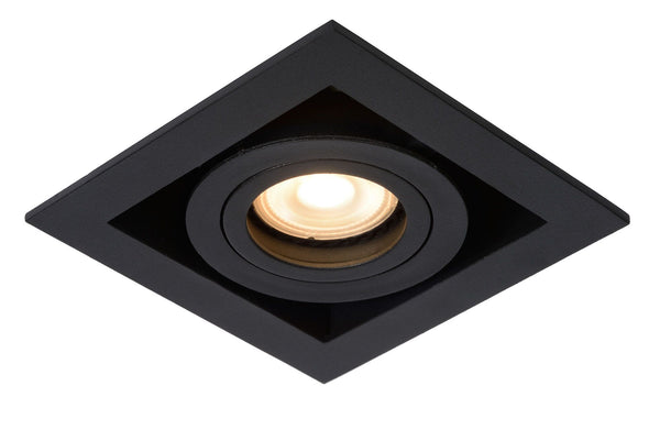 Inbouwspot 1xGU10 Zwart