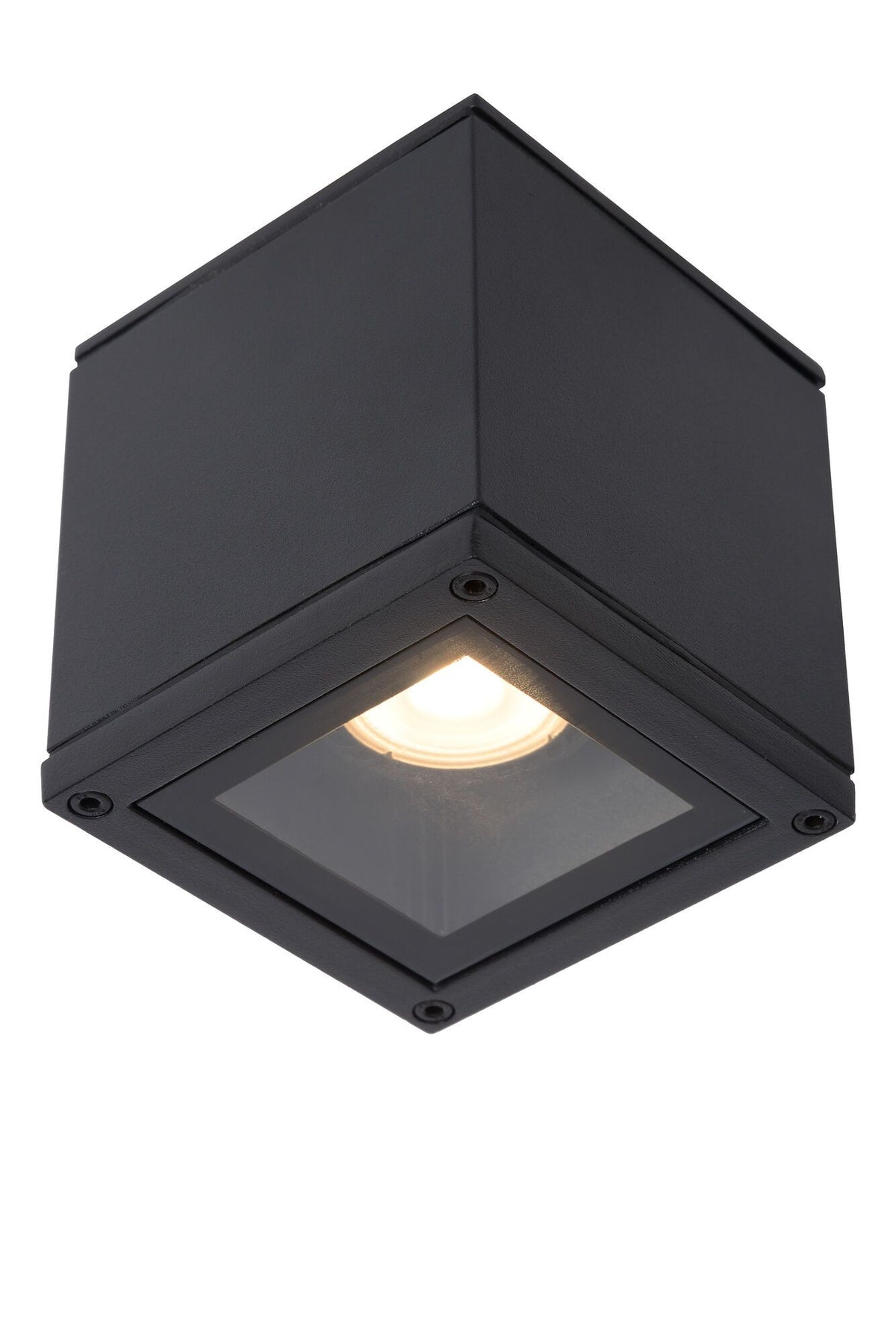 Plafondspot Badkamer 1xGU10 IP65 Zwart