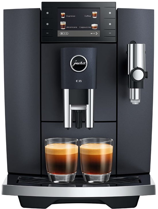 Koffiemachine E8 cosmic black
