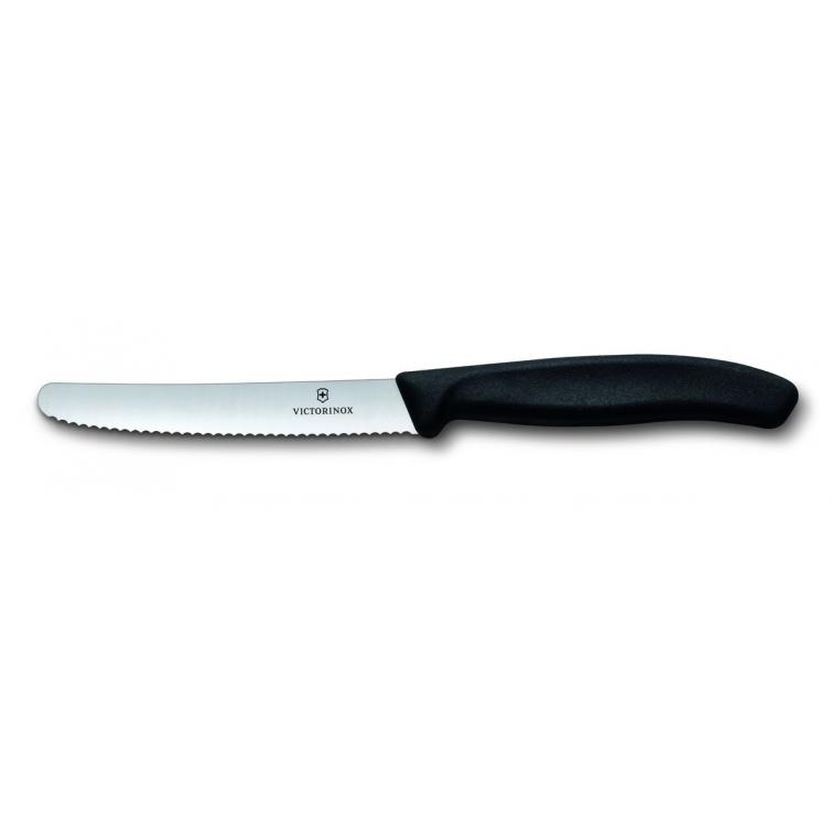 Tomaten/tafelmes, Victorinox, SwissClassic,rvs/zwartPP, golf