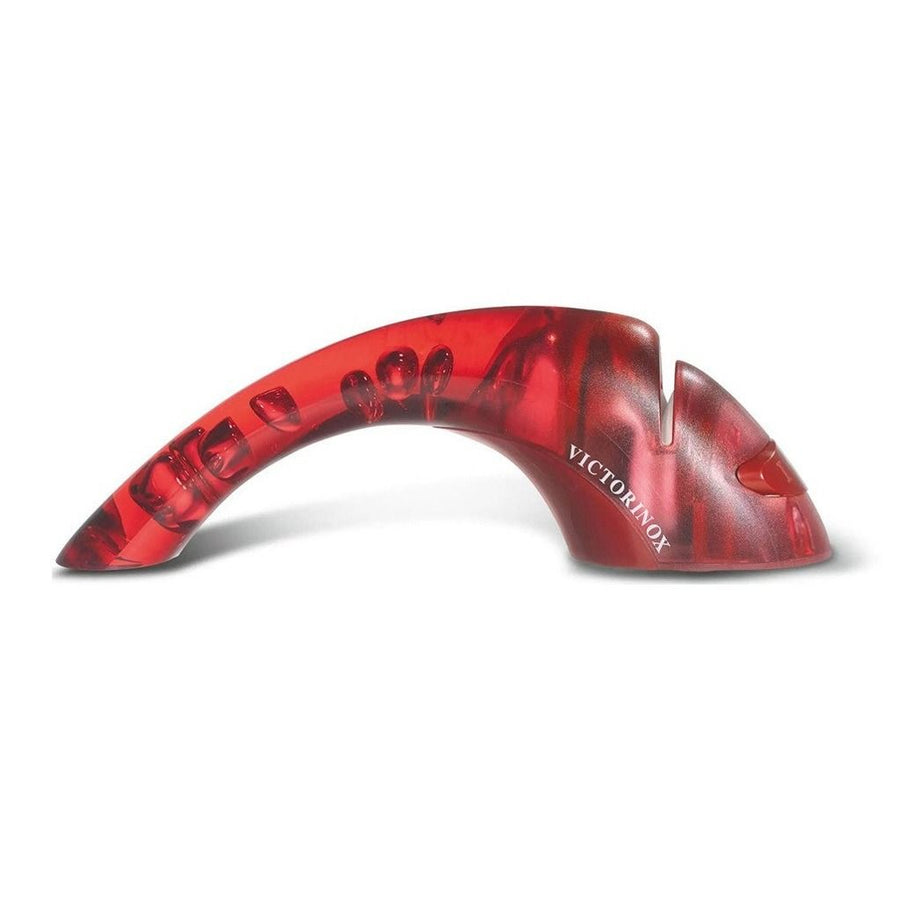 Messenscherper, Victorinox, rood kunststof, keramisch