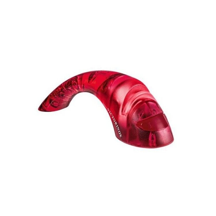 Messenscherper, Victorinox, rood kunststof, keramisch