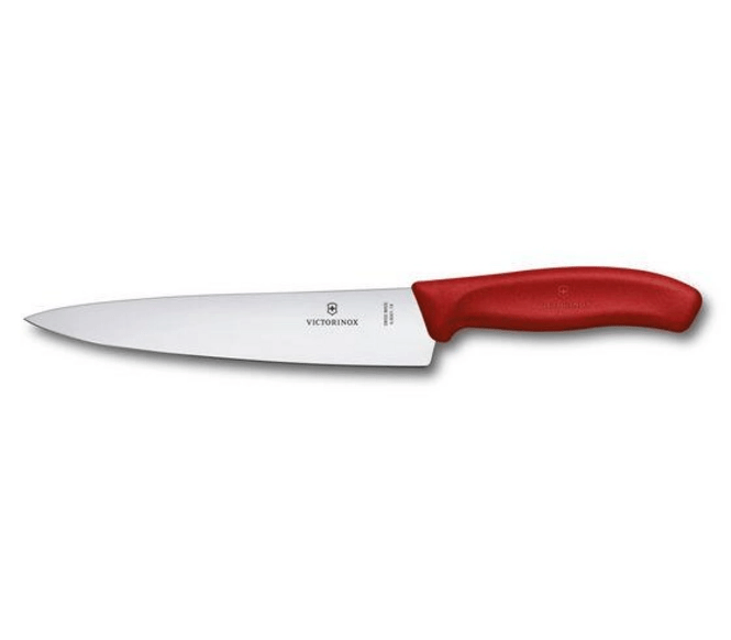 Trancheerset, Victorinox, Swiss Classic, 2-dlg, rood, Fibrox