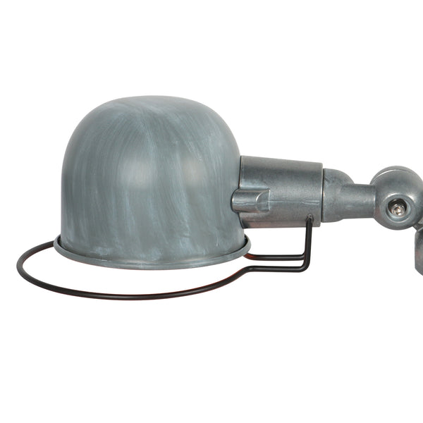 Grijze wandlamp davin 7657gr, verstelbare e14 leeslamp