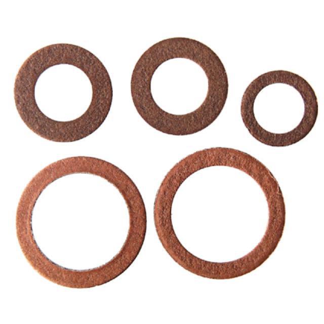 Dichting-set fiber dou.+wand (5st)