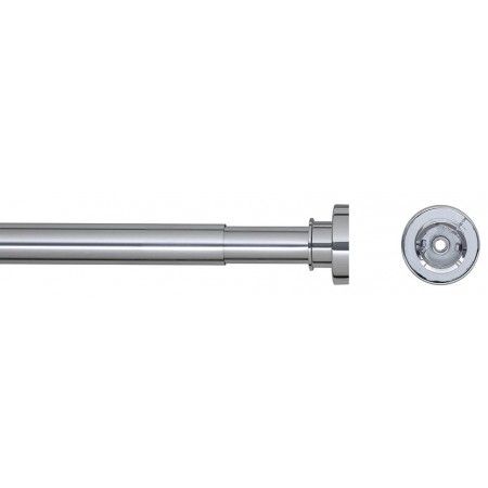Seallux Douchegordijnstang 125-220 cm Chroom