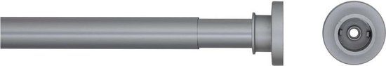 Seallux Douchegordijnstang 80-130 cm Mat aluminium