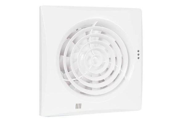 Badkamer-/ toiletventilator Silencio 125 wit