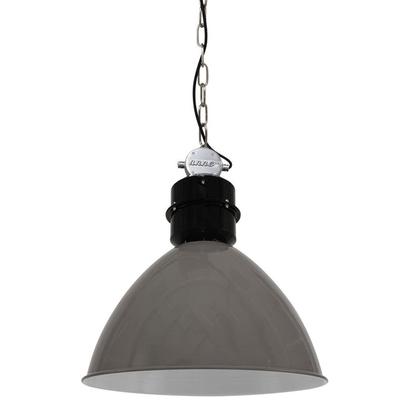 Industriële grijze hanglamp frisk 7696gr – robuust en stijlvol