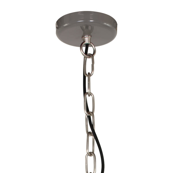 Industriële grijze hanglamp frisk 7696gr – robuust en stijlvol