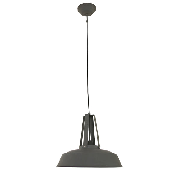 Grijze hanglamp eden 7704gr e27 fitting