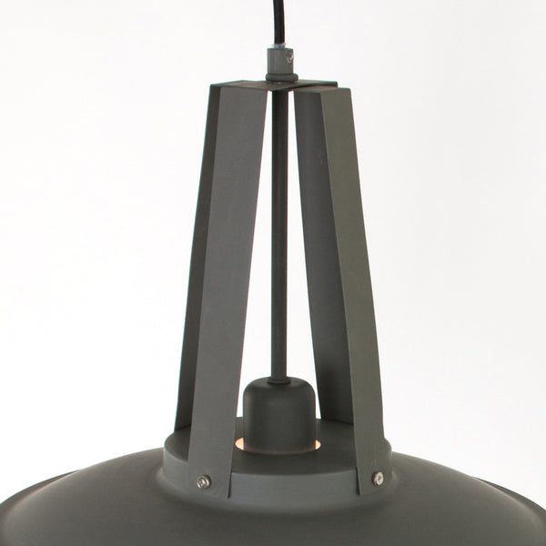 Grijze hanglamp eden 7704gr e27 fitting