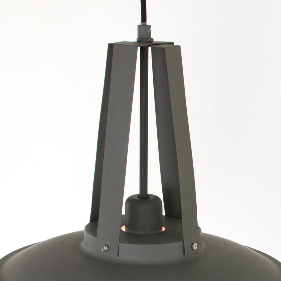 Grijze hanglamp eden 7704gr e27 fitting