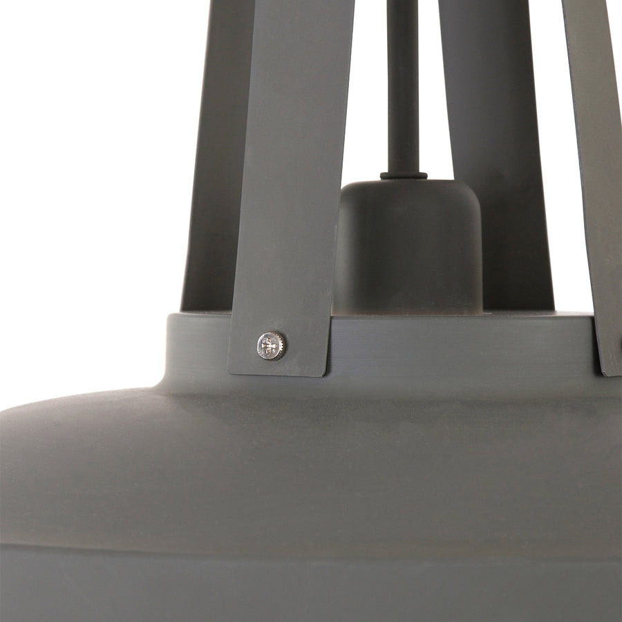 Grijze hanglamp eden 7704gr e27 fitting